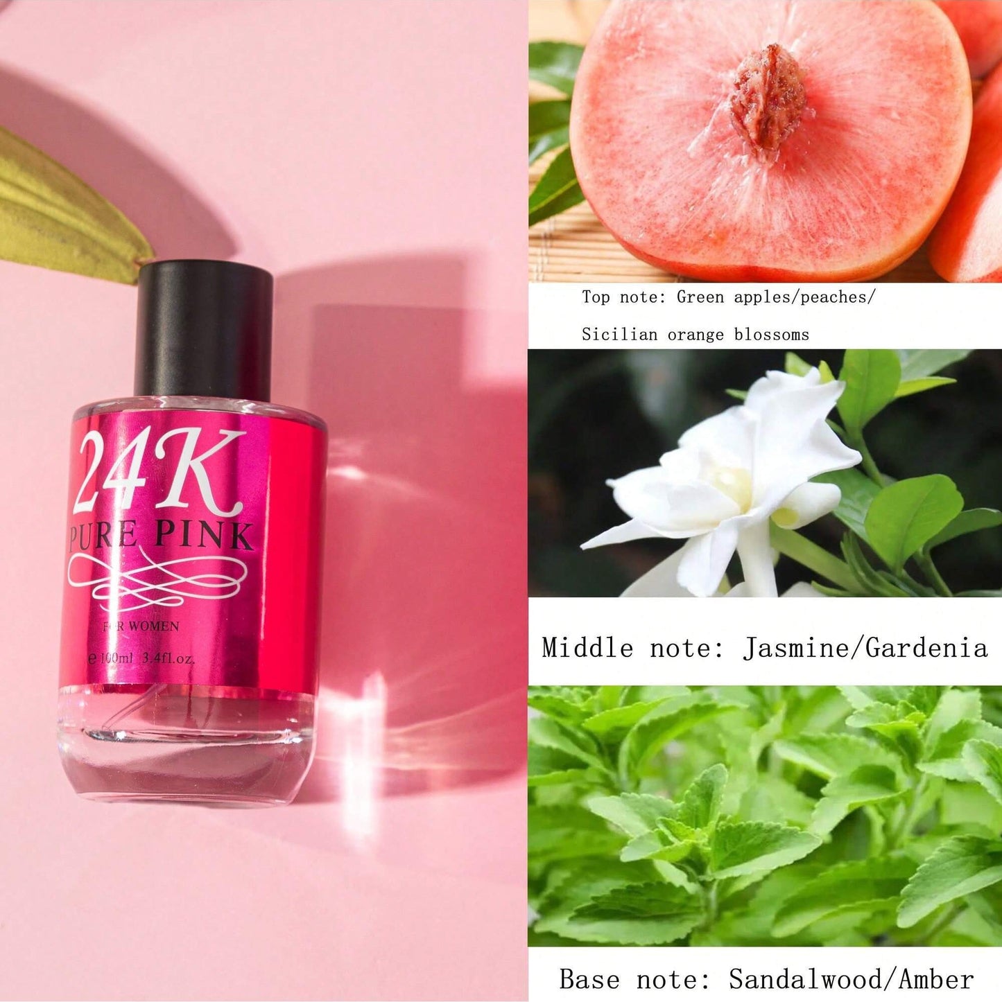 24k Gold Flower & Fruit Women Perfume