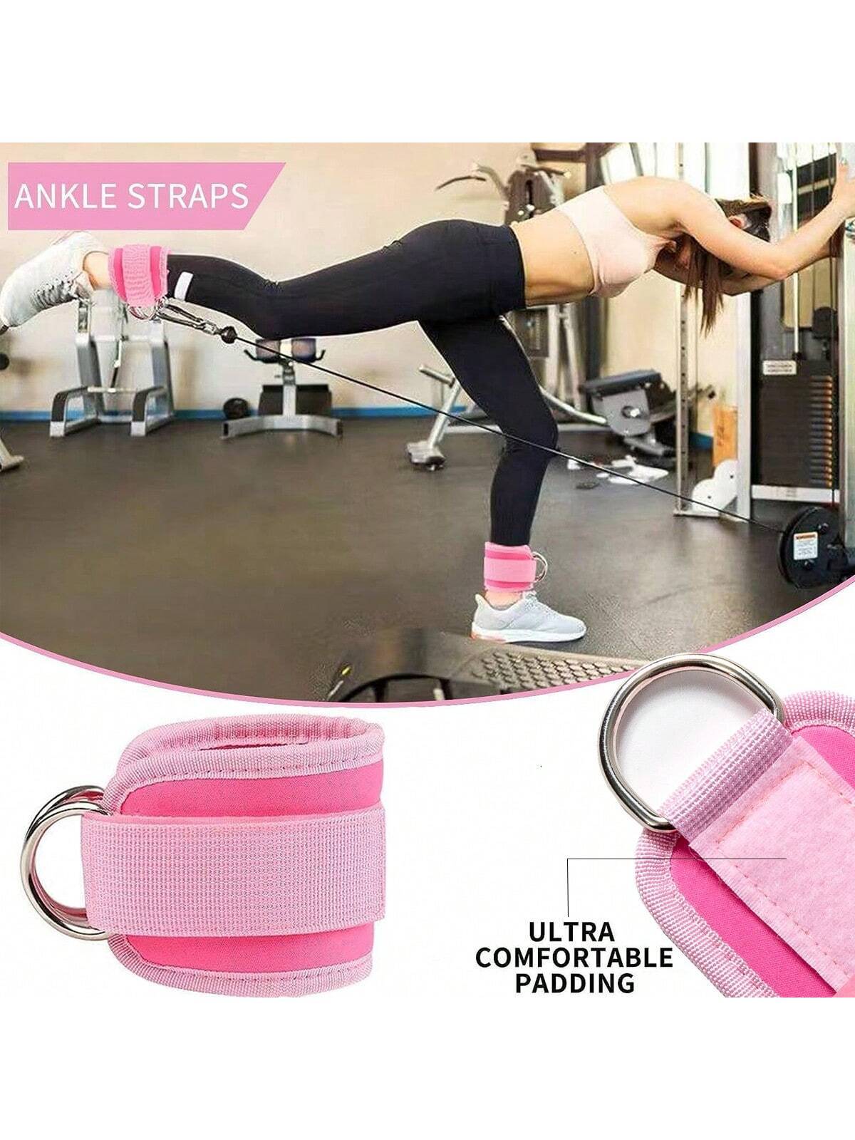 Pink Fitness Ankle Strap