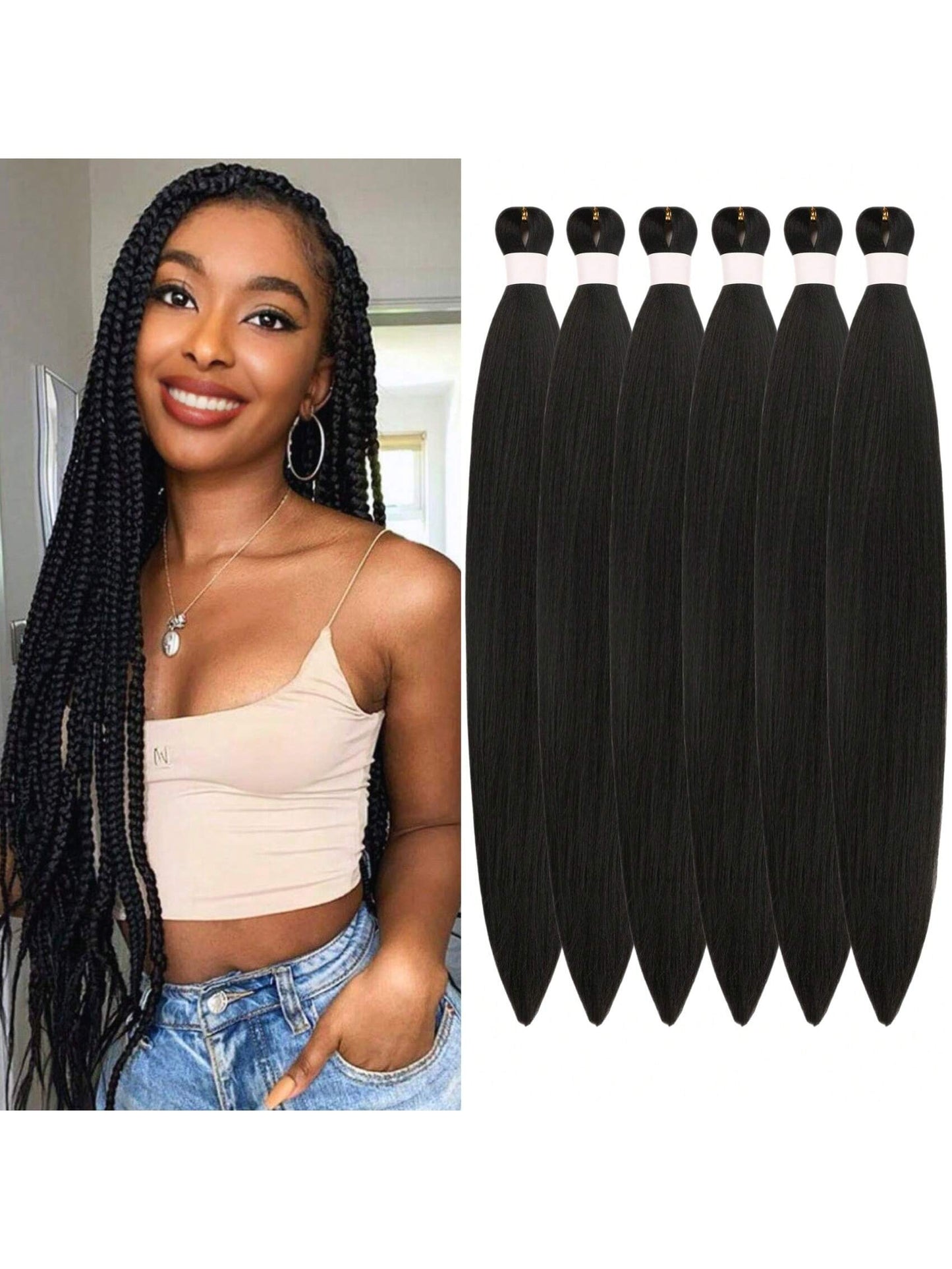 Pre-Stretched Kanekalon Box Braids