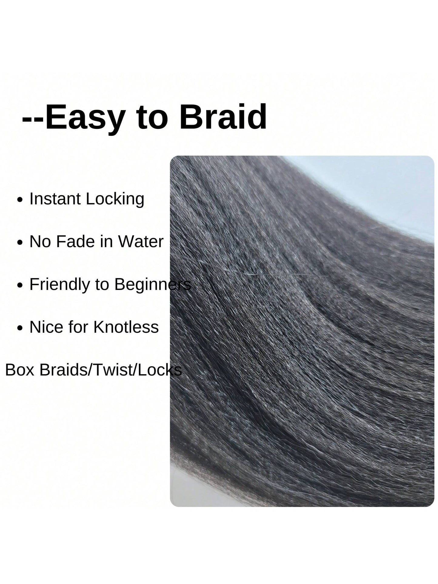 Pre-Stretched Kanekalon Box Braids