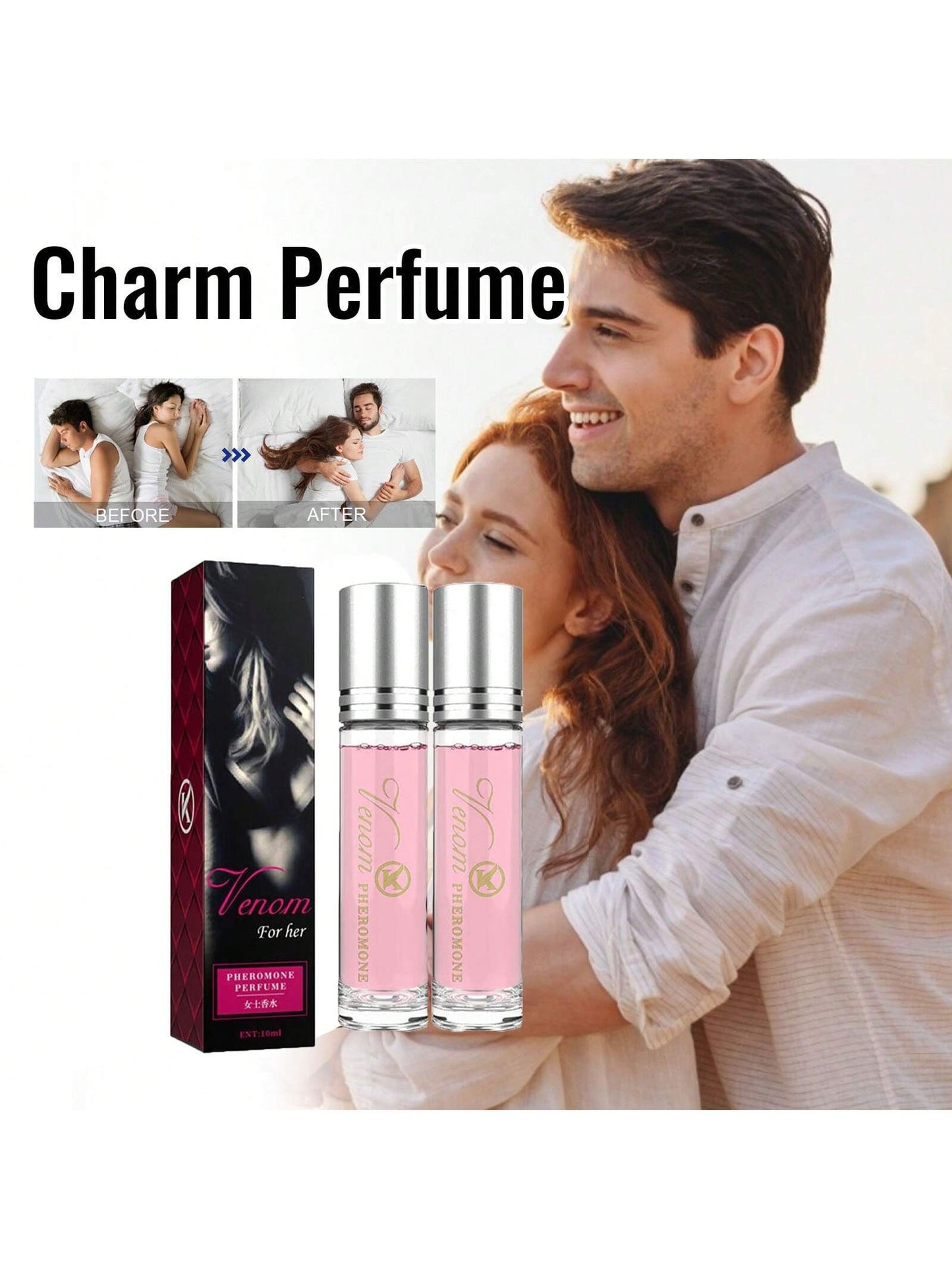 Women’s Pheromone Perfume Roll-On Set