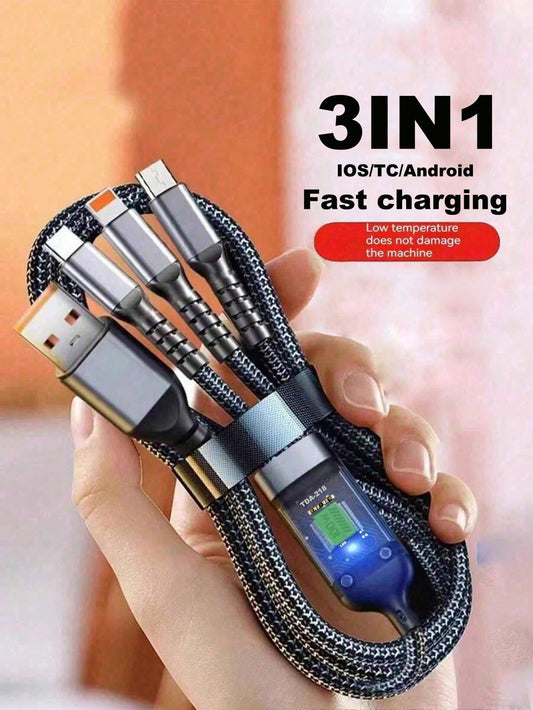 Transparent 3-in-1 Fast Charger
