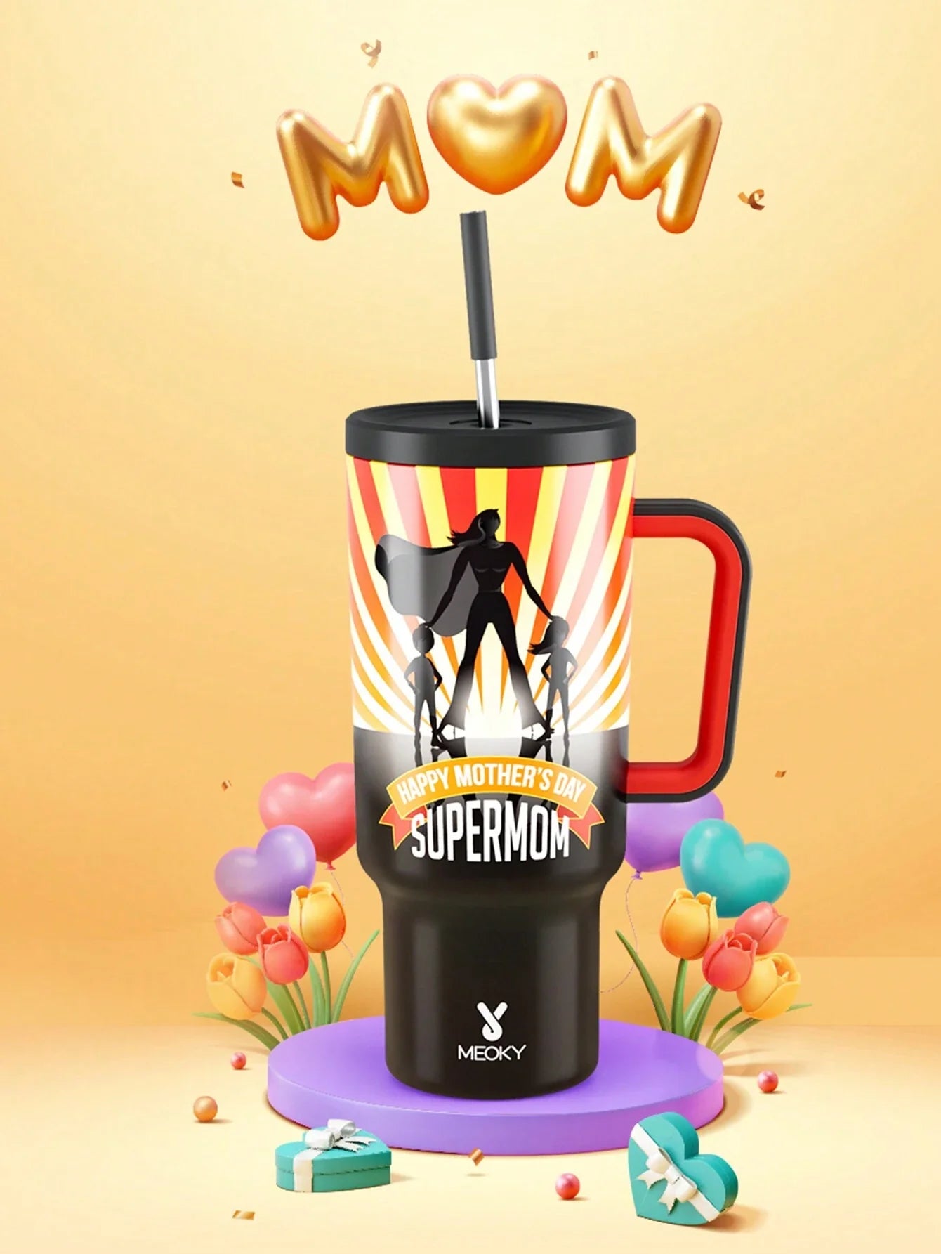 Meoky 40oz Mother’s Day Tumbler