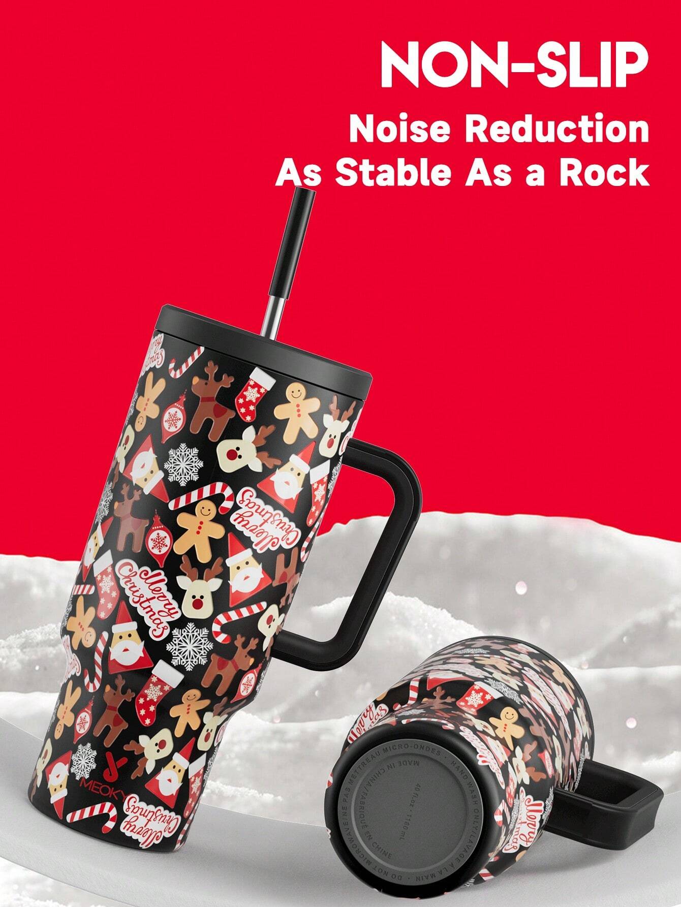 Meoky 40oz Insulated Travel Tumbler