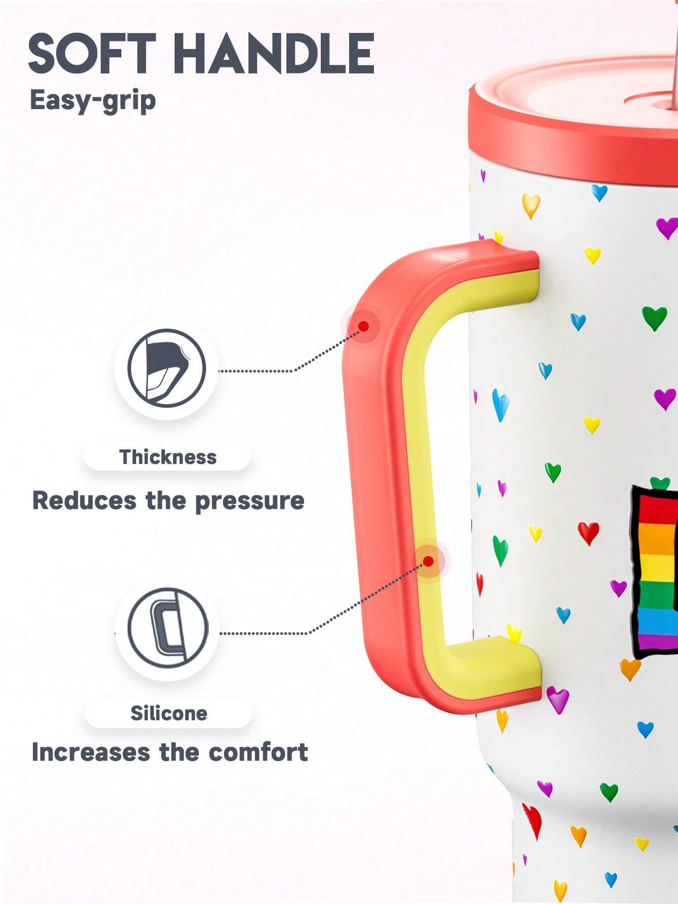 Meoky 40oz Insulated Travel Tumbler