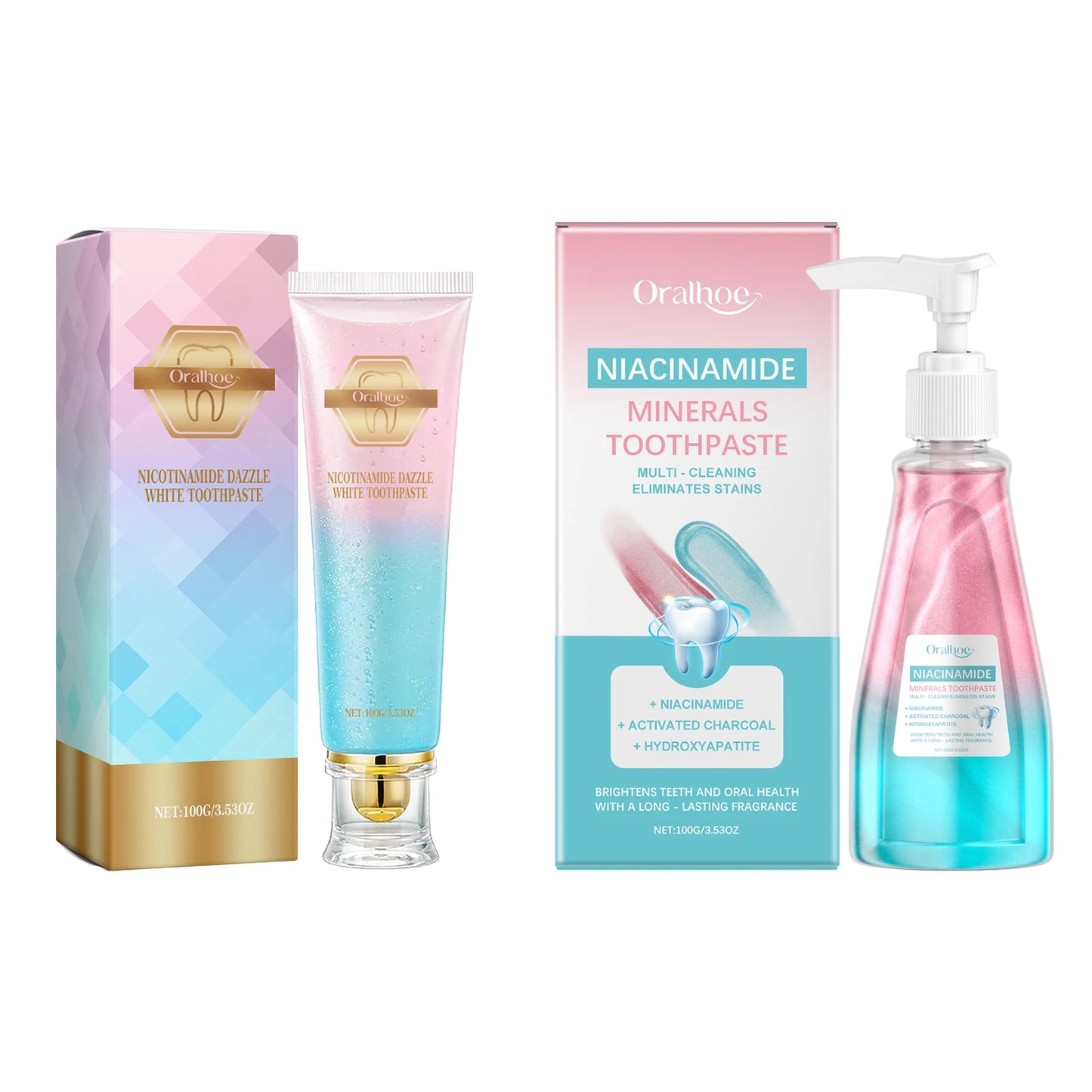 Oralhoe Niacinamide Whitening Toothpaste