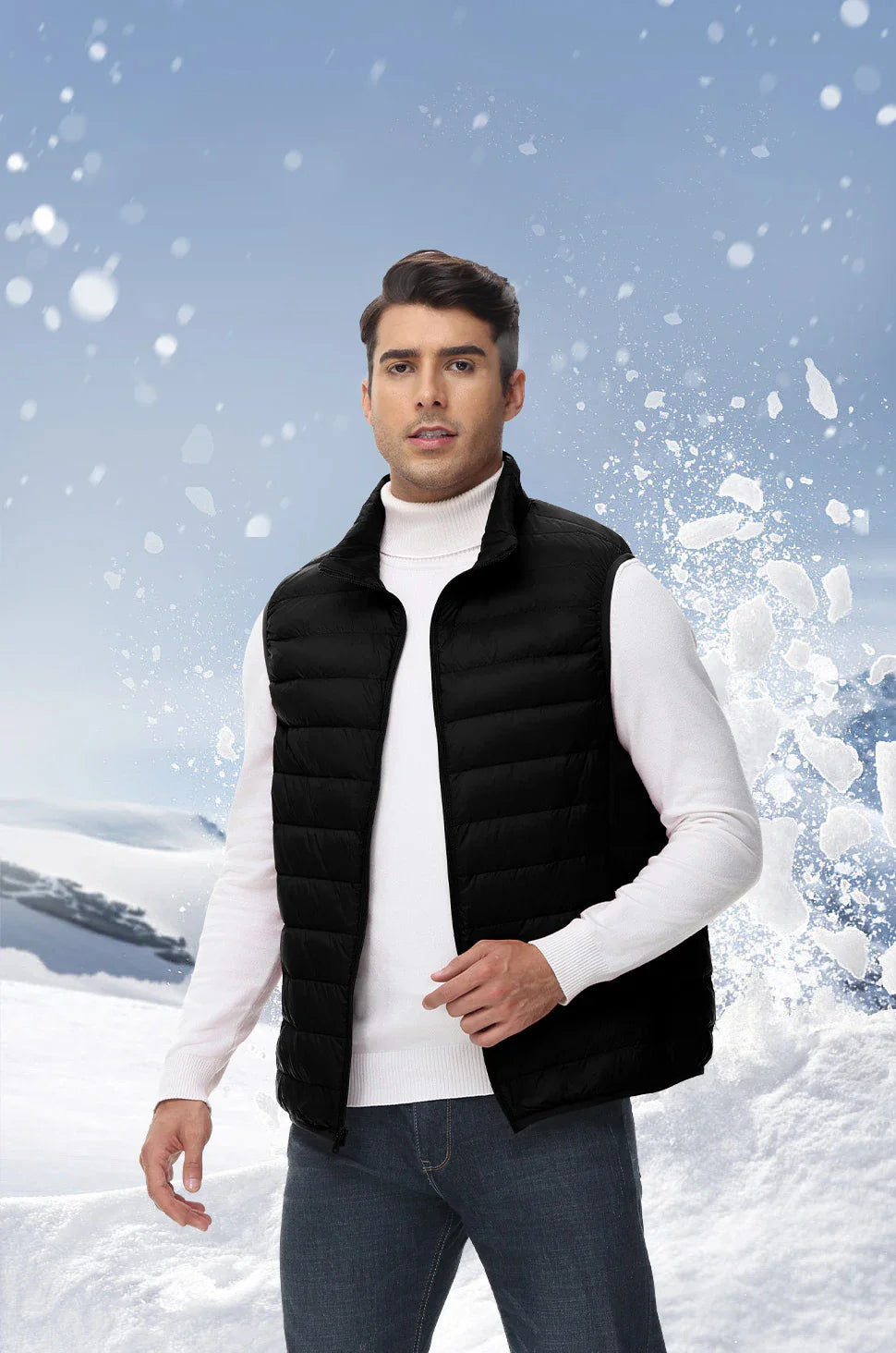 Men’s Sleeveless Warm Down Vest