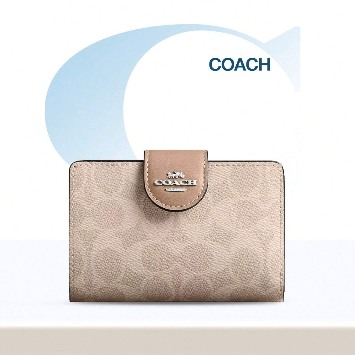 Coach Medium Corner Zip Wallet