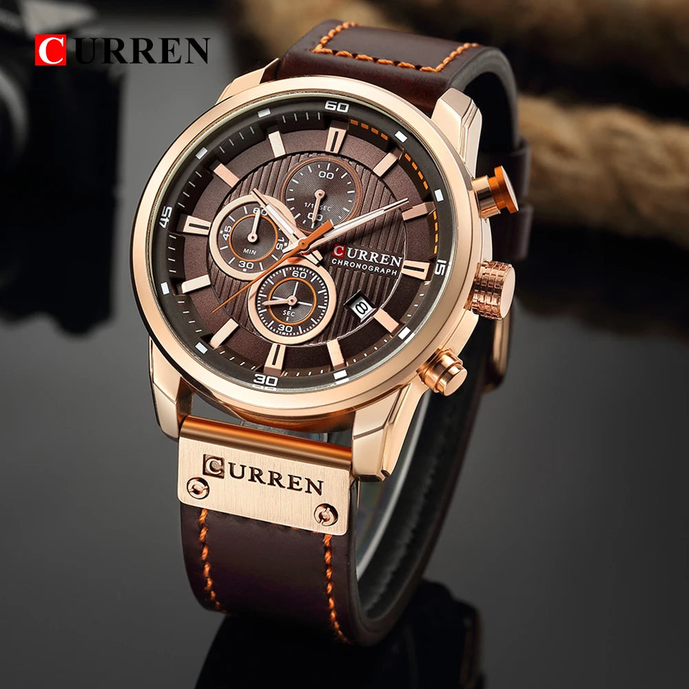 CURREN Luxury Chronograph Men’s Watch