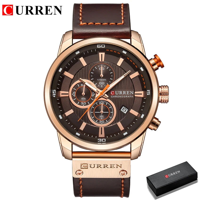 CURREN Luxury Chronograph Men’s Watch