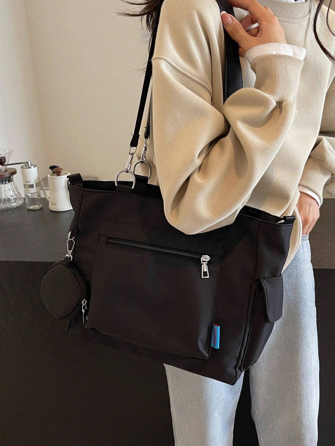 Large Capacity Canvas Tote Bag