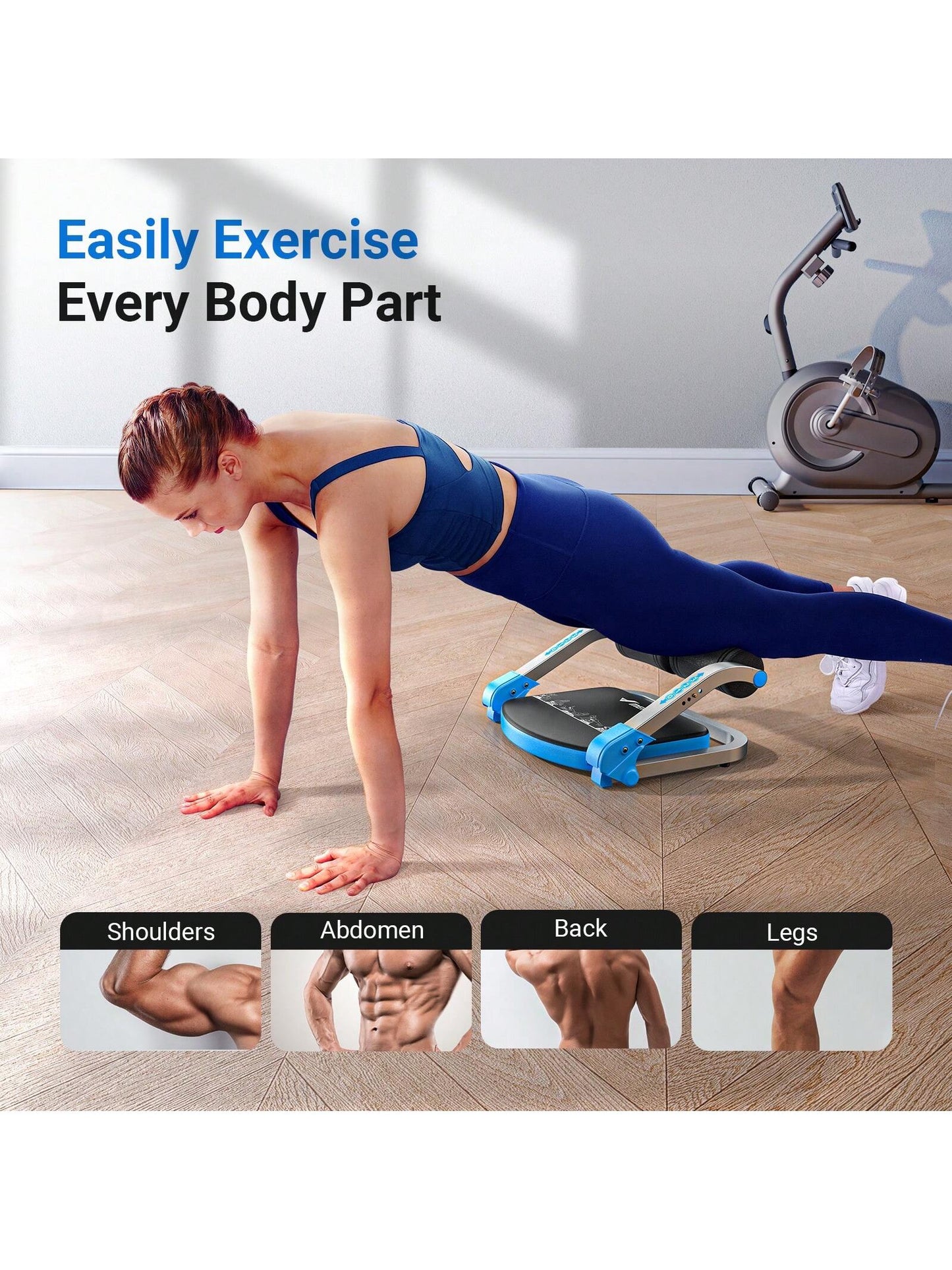 MERACH Adjustable Sit Up Machine