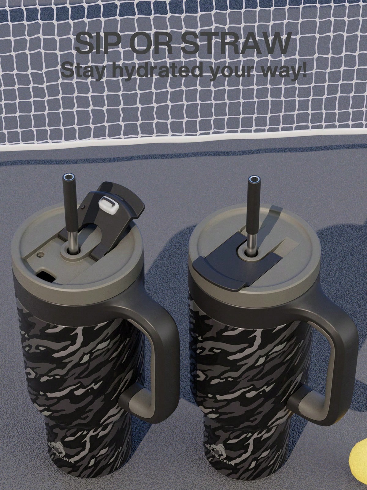 Meoky 40oz Camo Tumbler