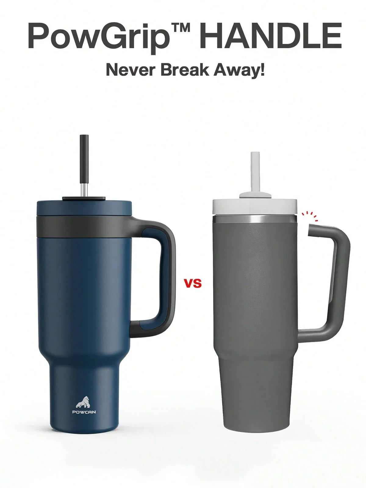 Meoky 40oz Insulated Handle Tumbler