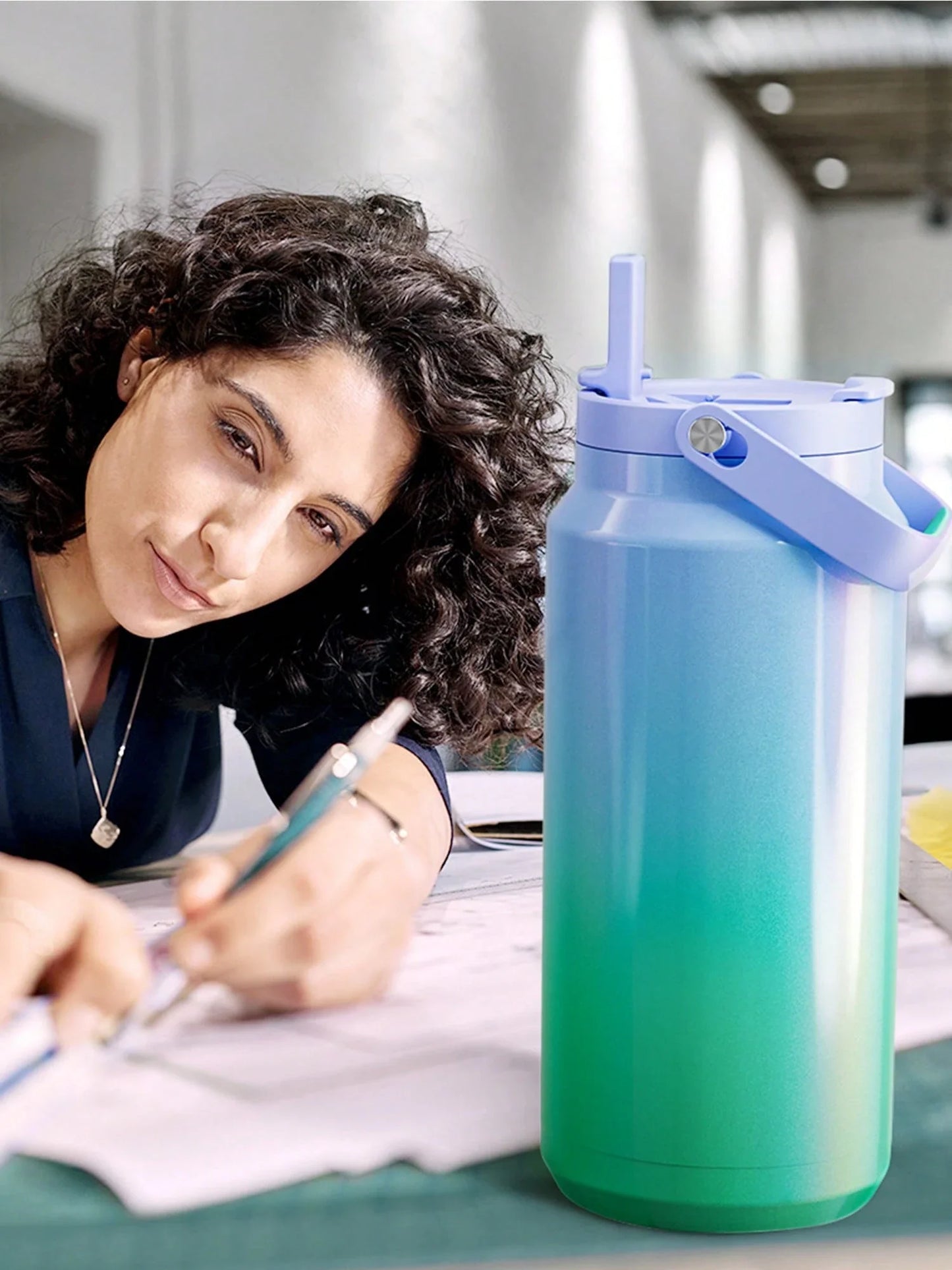 Meoky 50oz Insulated Travel Tumbler