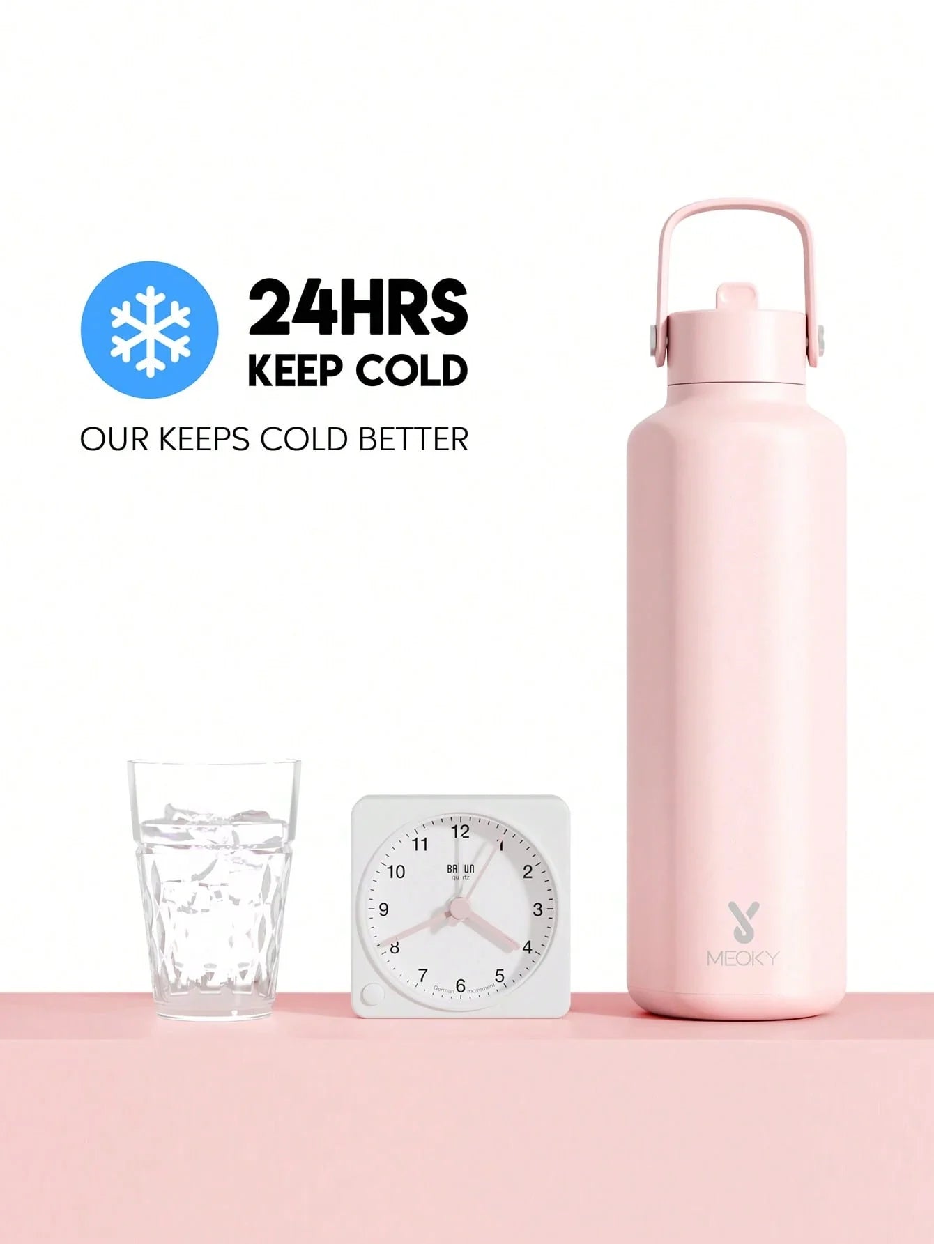 Meoky 24oz Insulated Travel Tumbler