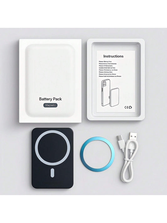 Multicolor Magnetic Power Bank 5000mAh