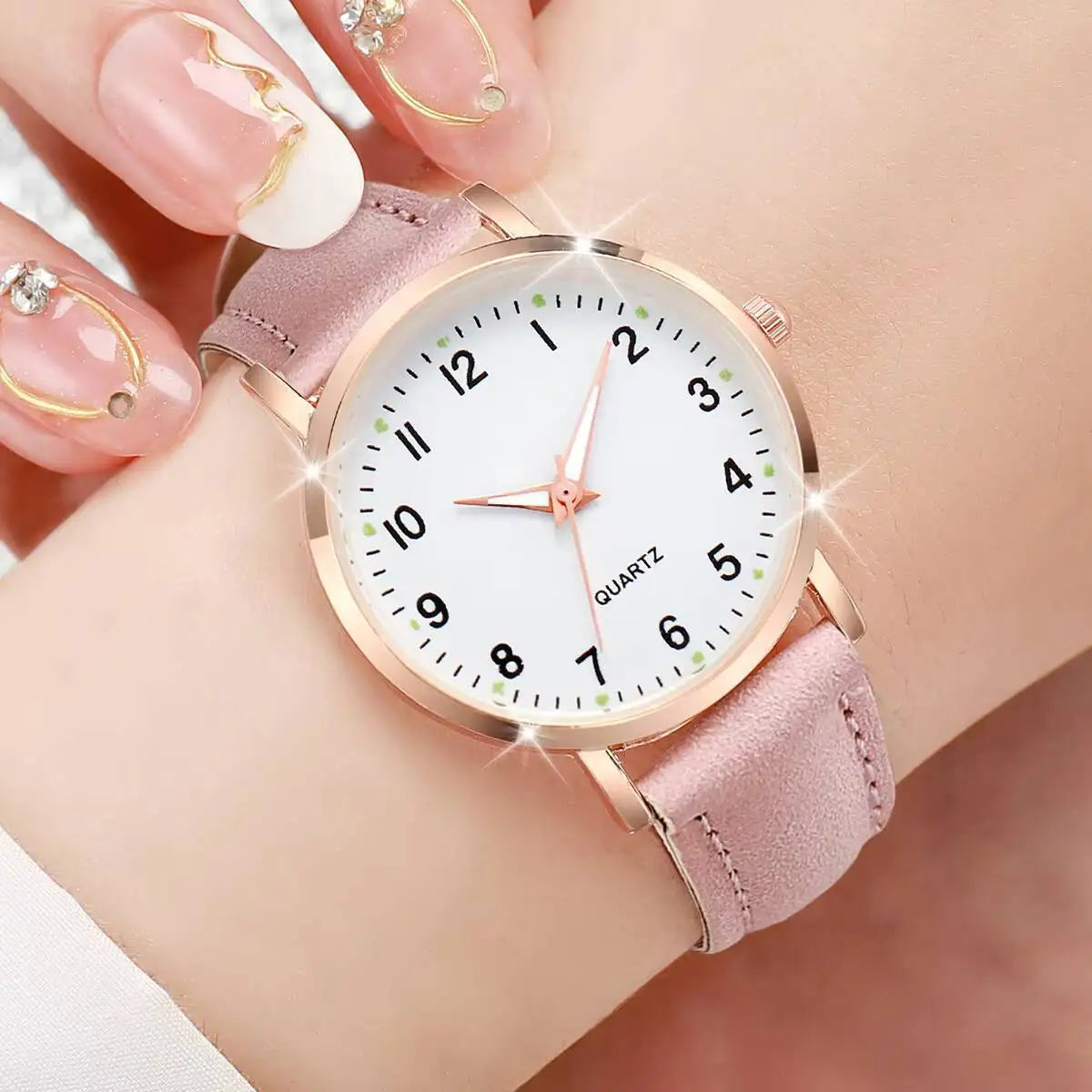 Arabic Dial Women Quartz Watch