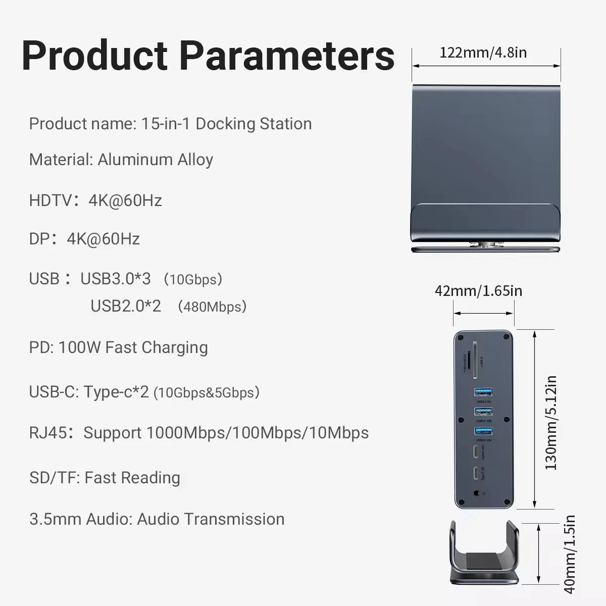 15-in-1 USB-C Dock Hub