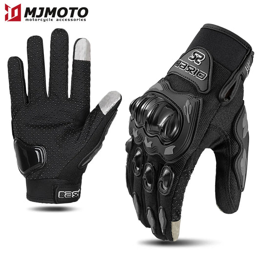 Breathable Full Finger Motorcycle Gloves