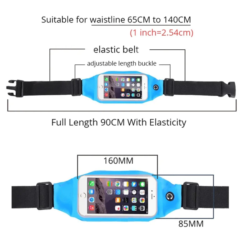 Waterproof Running Belt Phone Pouch
