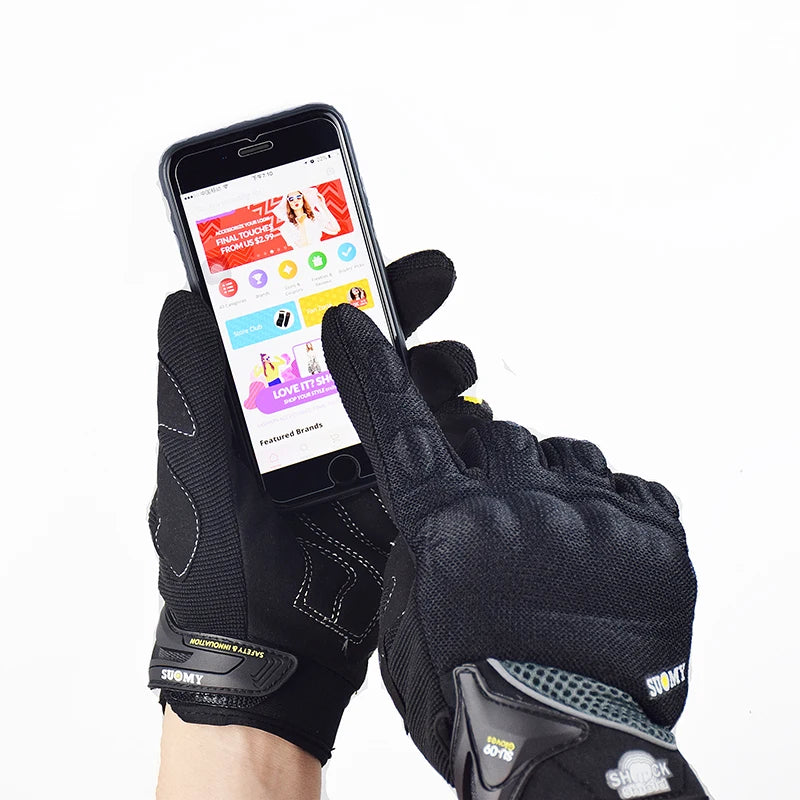 SUOMY Full Finger Motorcycle Gloves