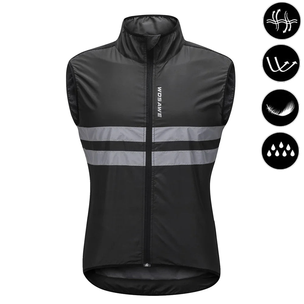 WOSAWE Men’s Cycling Windbreaker Jacket