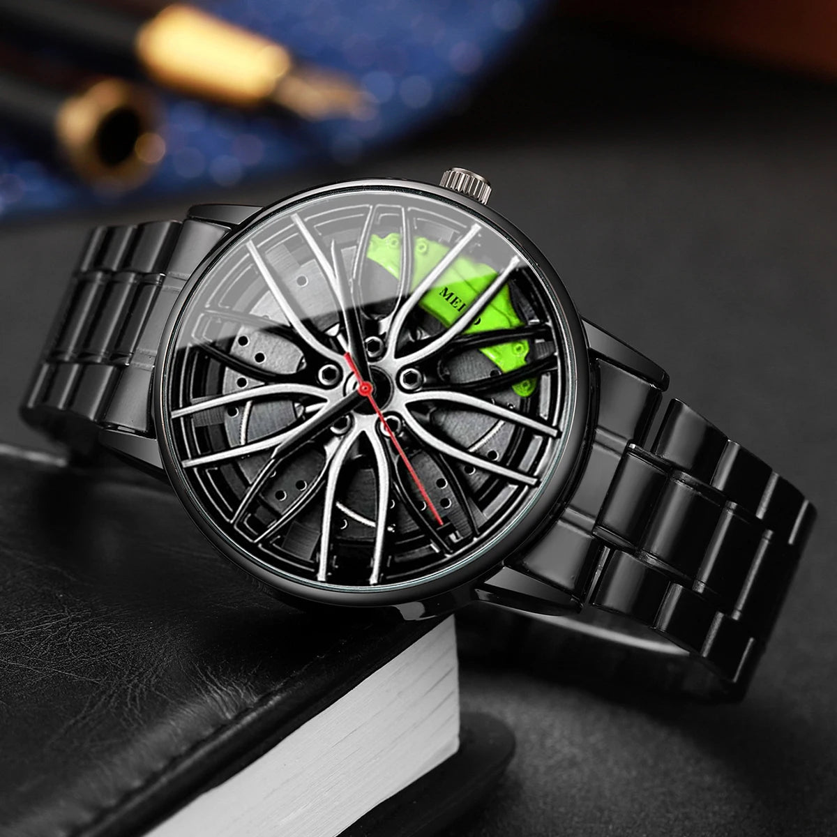 Men’s Sport Car Wheel Watch