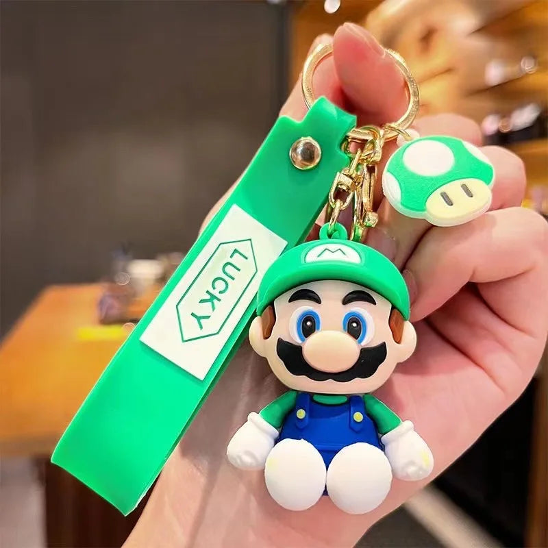Super Mario Keychain Figure Set