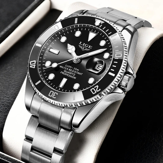 LIGE Luxury Men’s Chronograph Watch