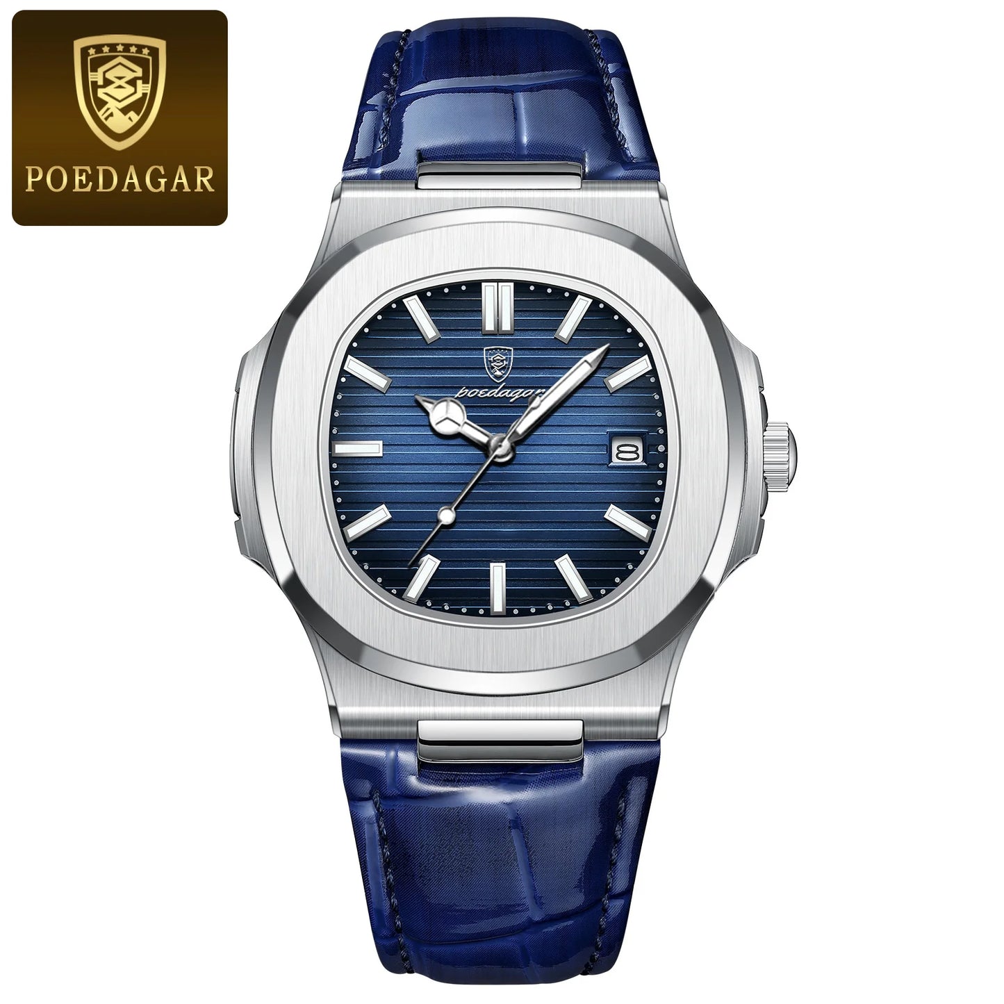 POEDAGAR Luxury Waterproof Luminous Men’s Watch