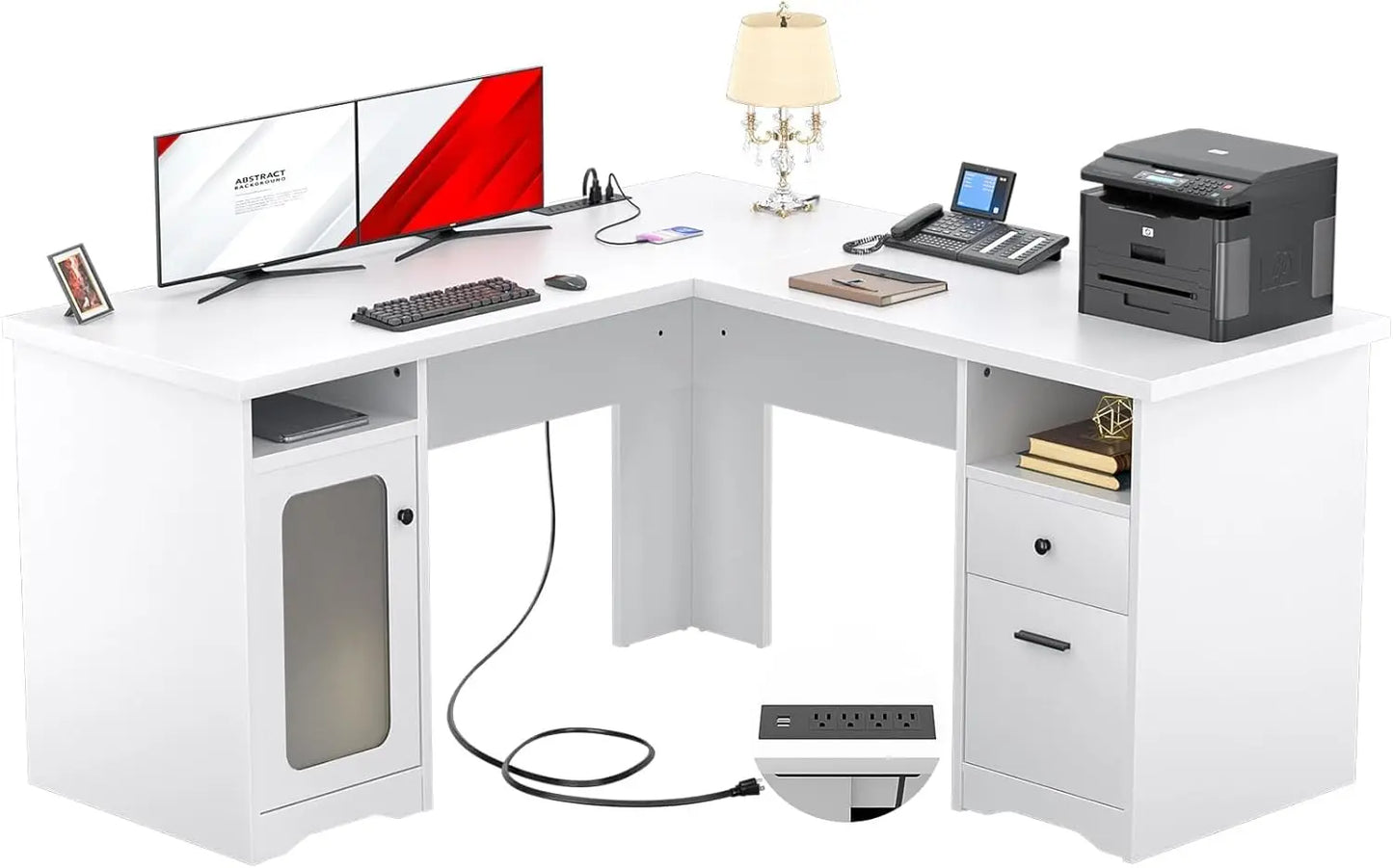 L Shaped Computer Desk