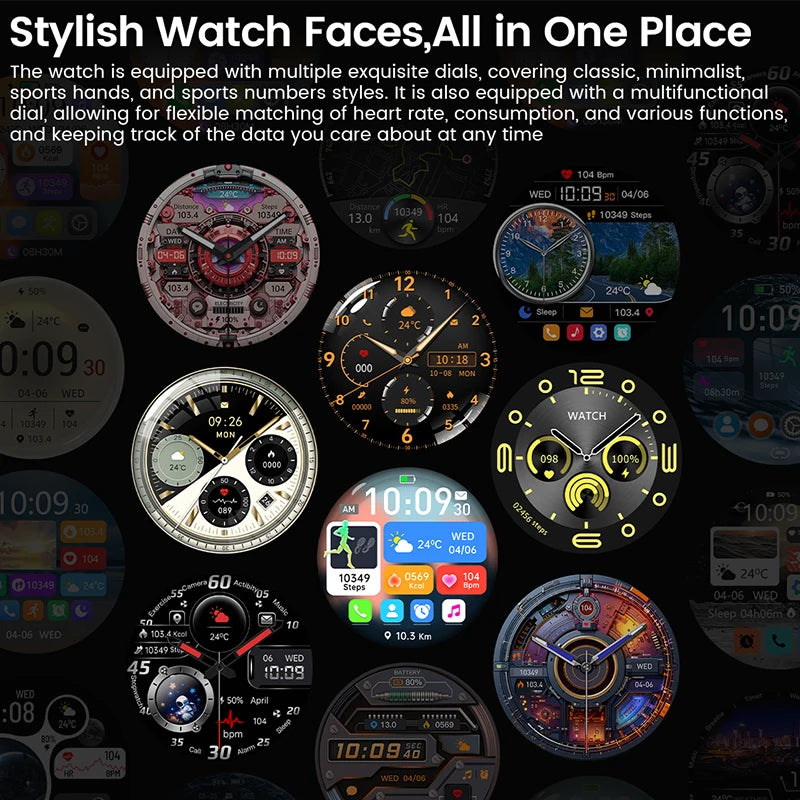 2025 New AMOLED Smart Watch