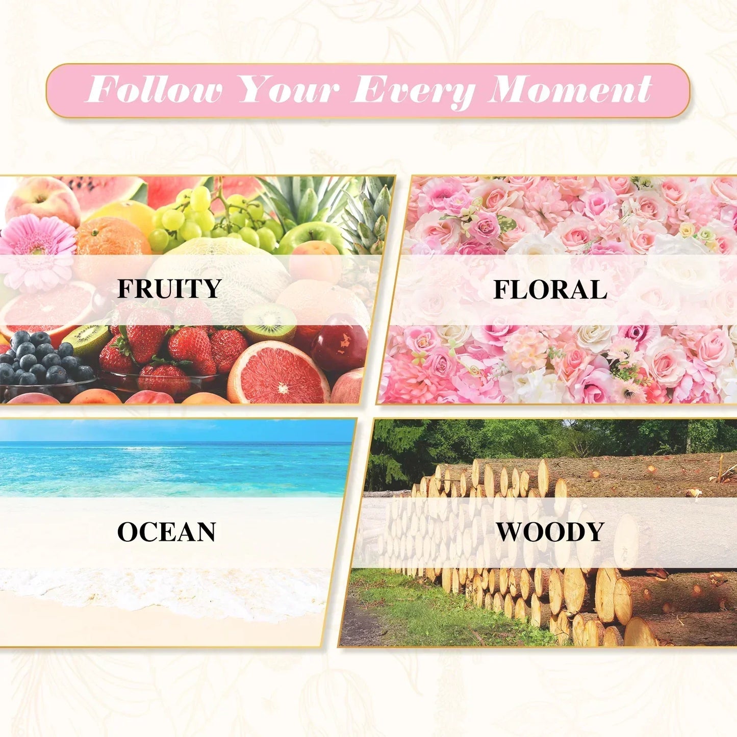 Unisex EUQEE 6pcs Fragrance Oil Set