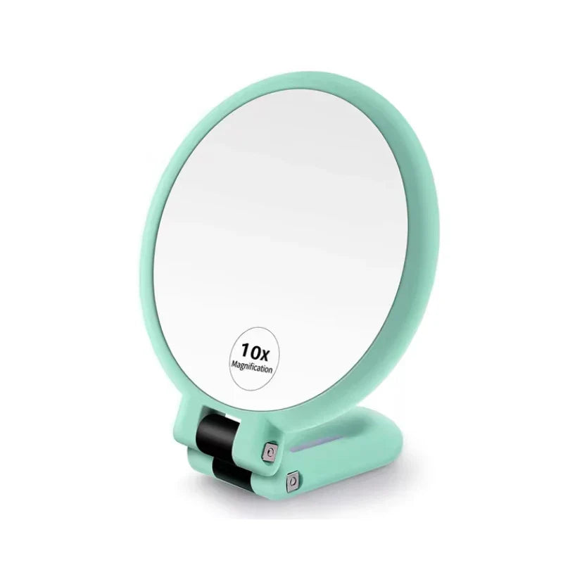 Vintage Double-Sided Magnifying Mirror