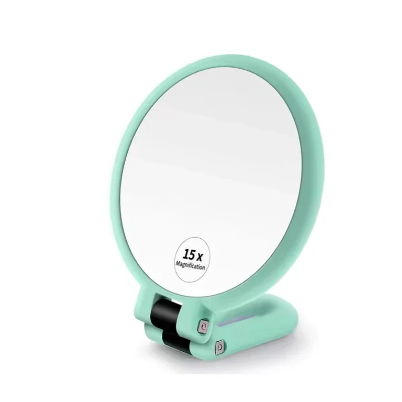 Vintage Double-Sided Magnifying Mirror