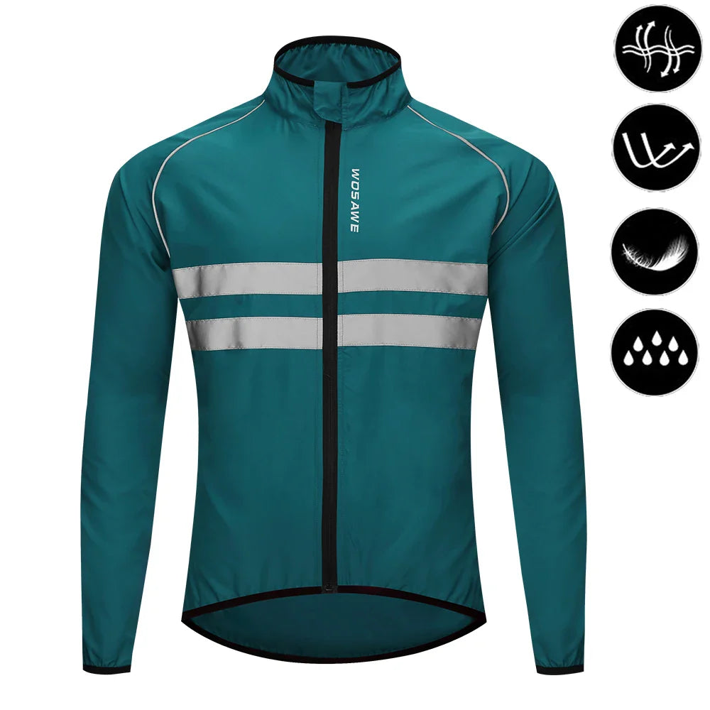 WOSAWE Men’s Cycling Windbreaker Jacket