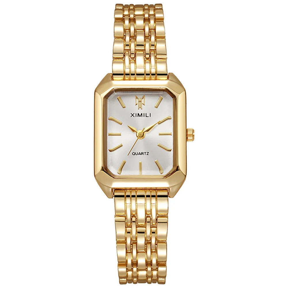 Gold Plated Women Quartz Watch