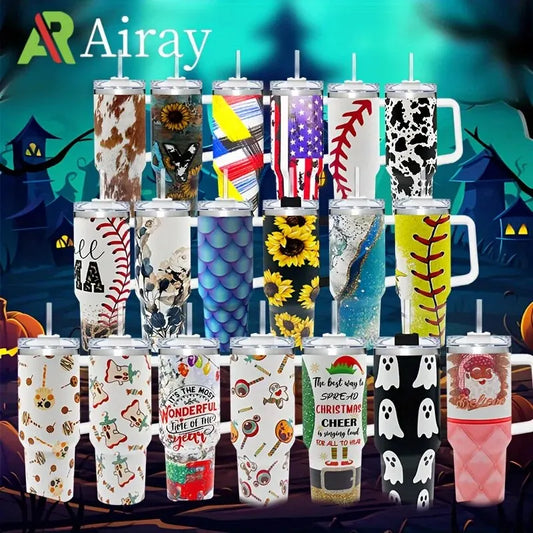 Leopard Print 40oz Coffee Cup