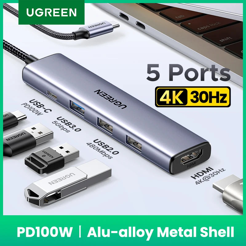 UGREEN 5-in-1 USB-C Hub