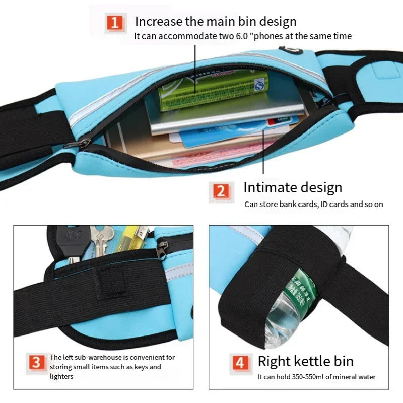 Unisex Sports Running Waist Bag