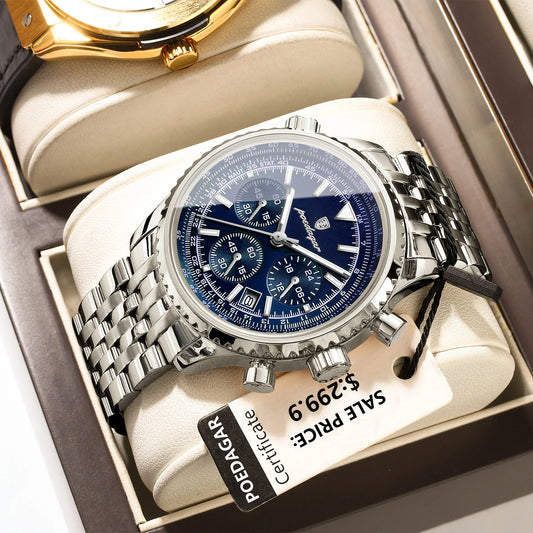 POEDAGAR Luxury Chronograph Men’s Watch