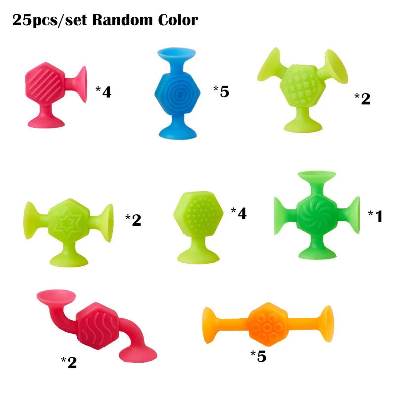 Suction Cup Building Toy Set