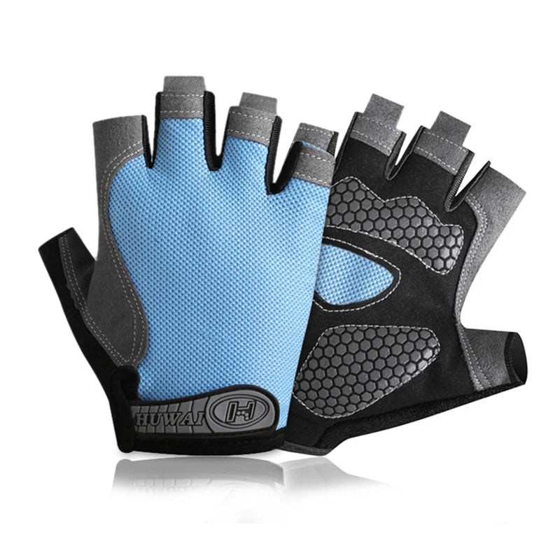 Fingerless Weightlifting Gym Gloves