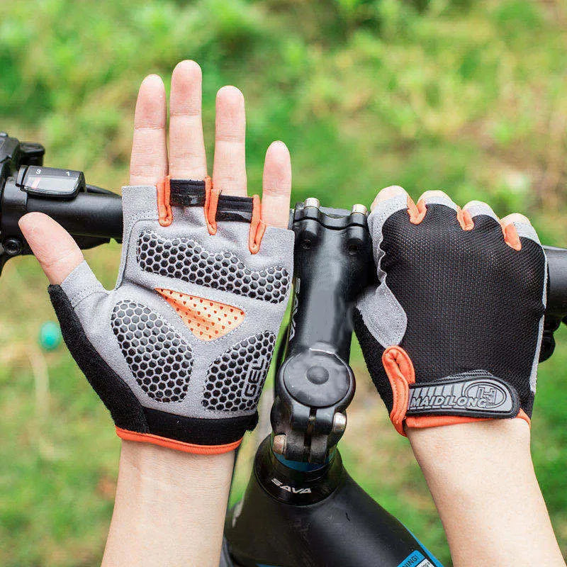 Men Women Half Finger Gloves