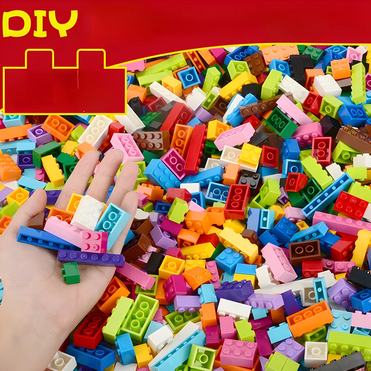 1000-Piece DIY Building Blocks Set