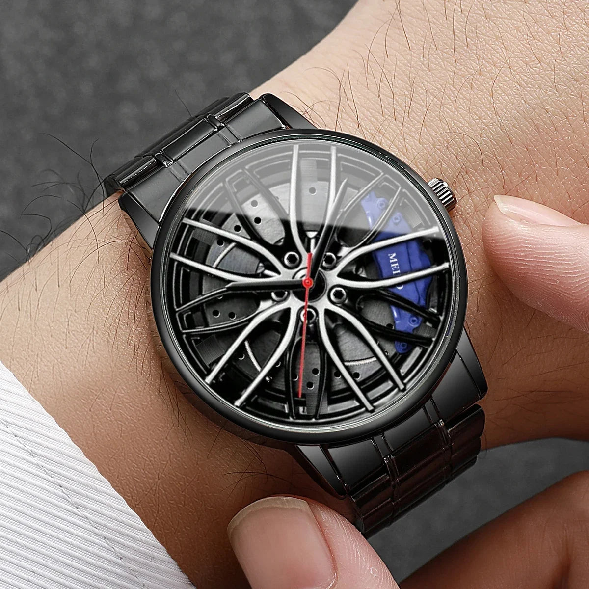 Men’s Sport Car Wheel Watch
