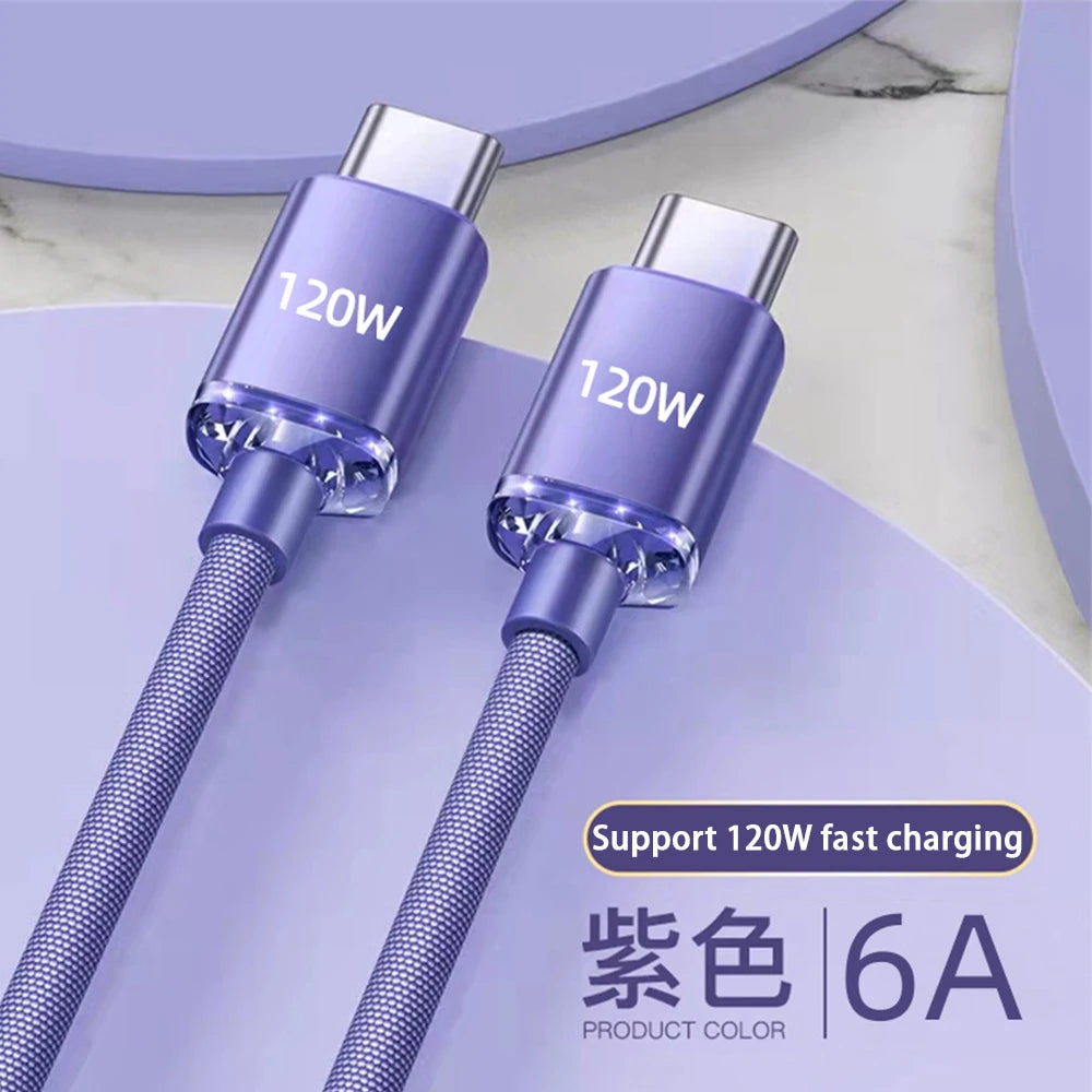 120W USB Type C Cable