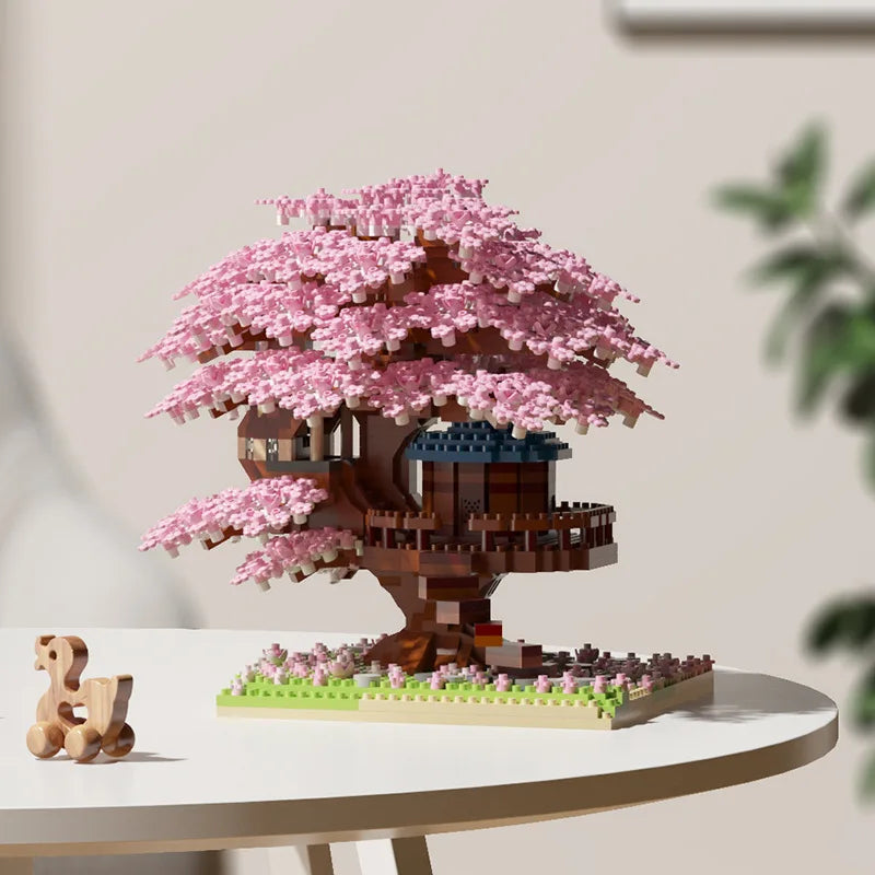 Pink Cherry Tree Building Blocks