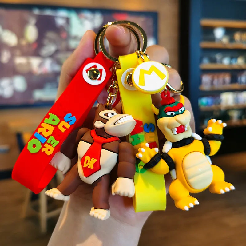 Super Mario Keychain Figure Set